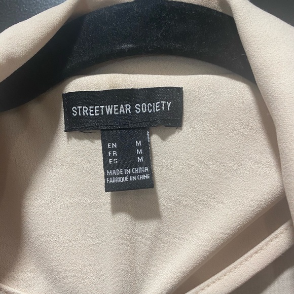 Urban Planet - Street Sociaty woman’s Vest / Blazer - Beige / Cream Size M - Picture 3 of 3